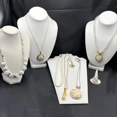 White Costume Jewelry 
