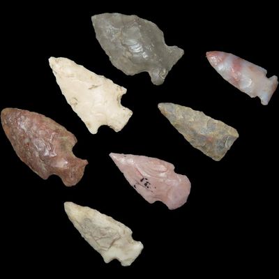 Lot of Woodland / Archaic Points, Iowa