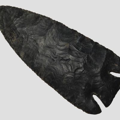 5 1/16" Deep Notch, Tony Putty COA, Found in Southern Ohio, Ex Bill Rowlett Collection, Made of Coshocton