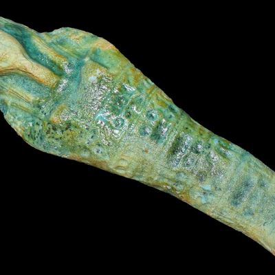 5 3/8" Ancient Egyptian Faience Ushabti, New Kingdom, Circa 1500-1069 BC