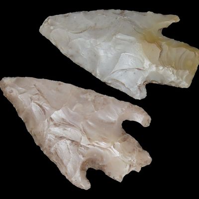 Lot of 2 Little River Points, Webb Co., Texas