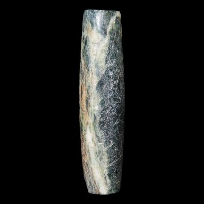 3/4" x 3 1/8" Pre-Columbian Tube Bead, Motley & Leithoff COA, Belize