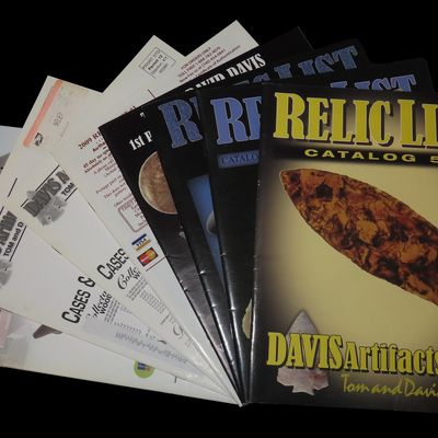 Lot of 7 Tom Davis Artifacts and Other Auction Catalogs