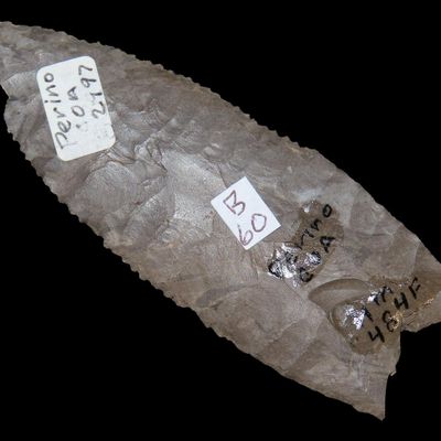 3 7/16" x 1 1/4" Notch Point, Perino COA