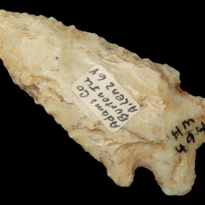 1 5/8" Point, Adams Co., Illinois, Burton, Illinois, A. Lenz 64, Ex. Herb Mangold
