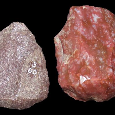 Lot of 2 Paleo Scrapers, Texas Panhandle