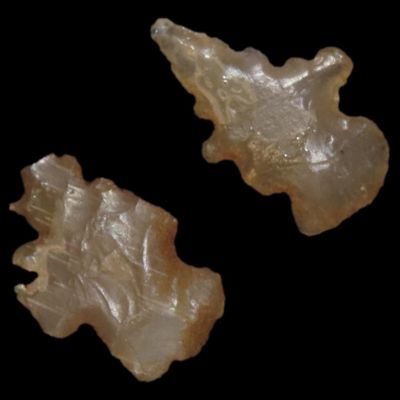 Lot of 2 Lady Island Points, Agate, New Mexico