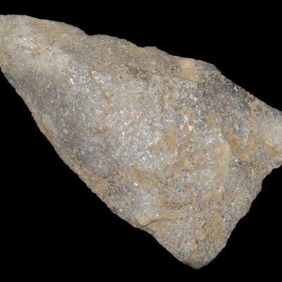 1 3/4" Worked-Down Fluted Clovis, Quartzite, Webster Co., Missouri
