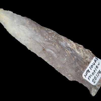 4 1/16" x 1 1/16" Rice Side Notched, Motley COA, Howard Co., Missouri