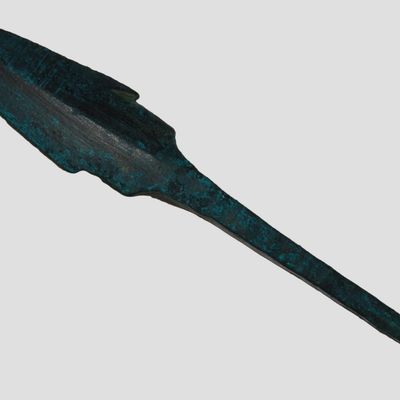4 3/4" Hittite Bronze Arrowhead, 1900-1100 BC