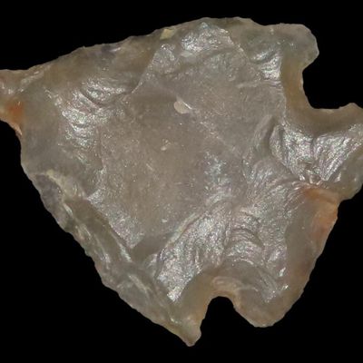 7/8" Elko Corner Notch, Clear Agate, New Mexico