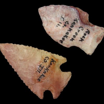 Lot of 2 Colorful Points, Kankakee Co., Illinois