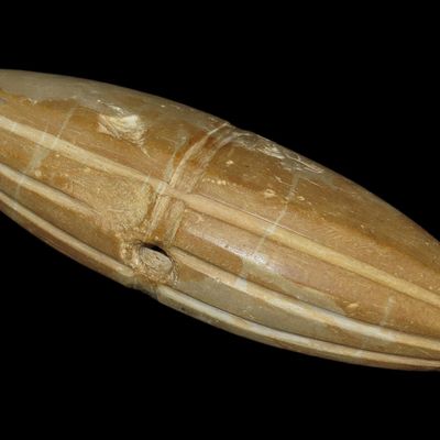 8 1/2" Historic Fluted War Club Head, North Dakota