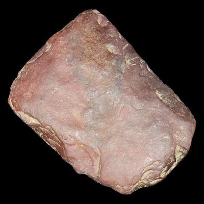 6" Small Axe, Made of Red Colored Material, Ex Herb Mangold