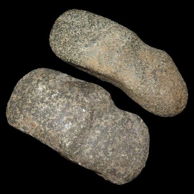 Lot of 2 Three Quarter Grooved Axes, Central Iowa