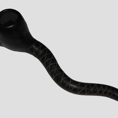 9 1/8" Colonial Pipe Stem, East Lyme, Connecticut, Reportedly Found in a Dilapidated Barn More Than 55 Years Ago
