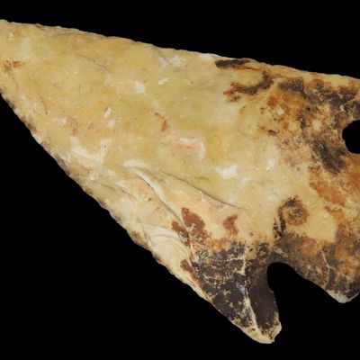 2 7/16" Apple Creek, Creek-Stained, Jersey Co., Illinois, Found by Marty Kovach