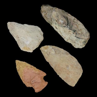 Lot of Woodland and Archaic Points, Midwest