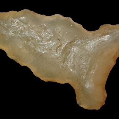 7/8" Jalama Side Notched, Translucent Agate, New Mexico
