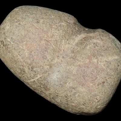 3 1/4" Three Quarter Grooved Hammerstone, Burkettsville, Mercer Co., Ohio