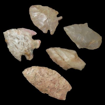 Lot of Woodland / Archaic Points, Iowa