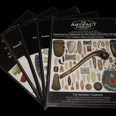 Lot of 5 Native American Auction Catalogs from The Artifact Company