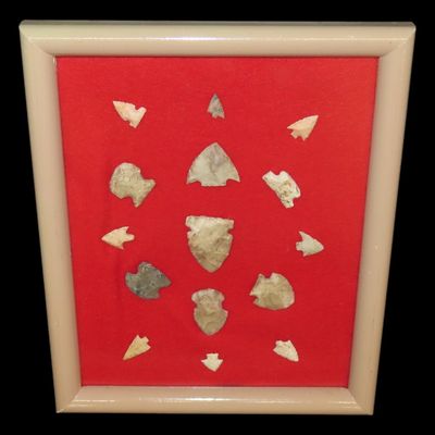 9" x 11" Frame Containing Modern Points, Great for Display
