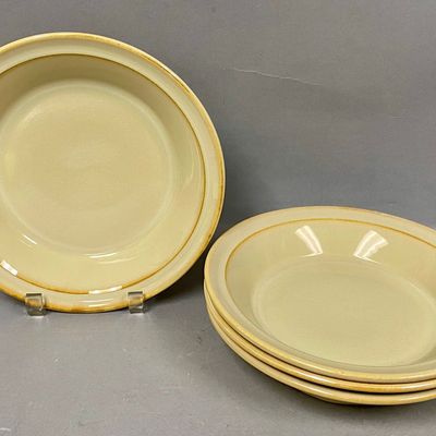 Prairie Golden Wheat Stoneware Pasta Bowls