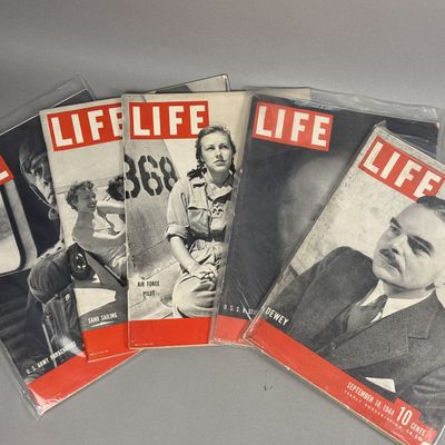 WWII Era Life Magazine Collection 1941-1944