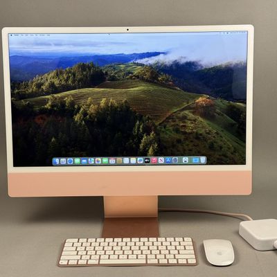 Apple Pink M1 24-inch iMac Desktop