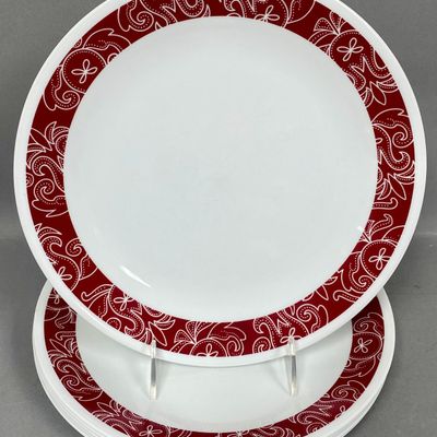 Corelle Bandhani Vitrelle Dinner Plates