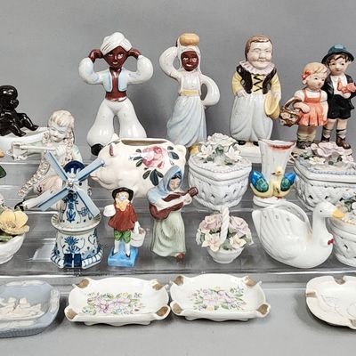 Assortment of Porcelain & Ceramic Figurines #3