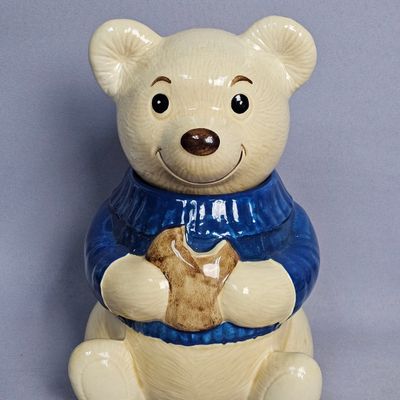 Vintage Teddy Bear Cookie Jar