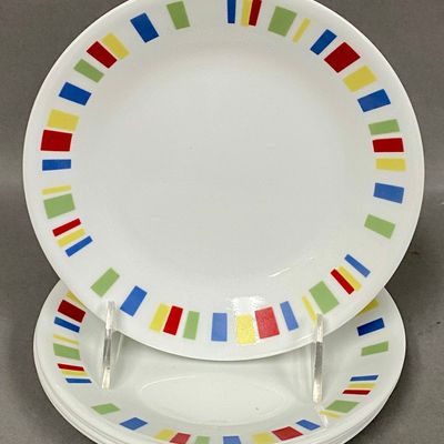Corelle Metro Stripes Vitrelle Bread Plates