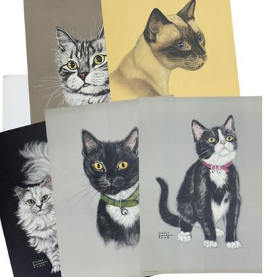 Gladys Emerson Cook Cats & Kittens Penn Prints Portfolio