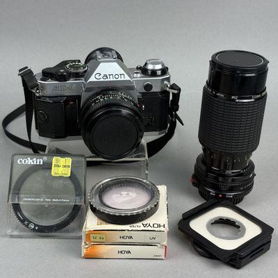 Canon AE-1 Program 35mm SLR Camera Kit