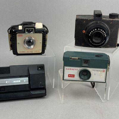 Assorted Kodak & Ansco Vintage Cameras