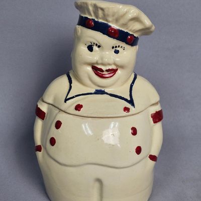 Vintage Ceramic Chef Cookie Jar
