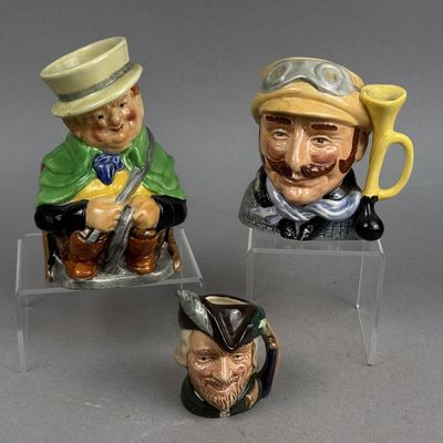 Royal Doulton & Burleigh Ware Ceramic Character Jugs