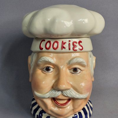 Ceramic Chef Cookie Jar