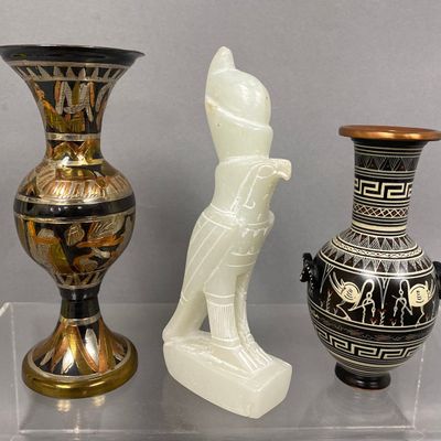 Egyptian & Greek Style Mixed Media Vessels