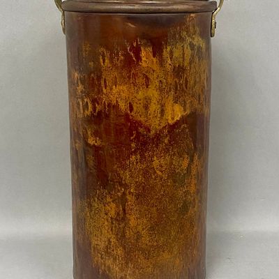 Turkish Copper & Iron Umbrella Stand