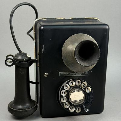 Stromberg-Carlson Steel Rotary Wall Telephone