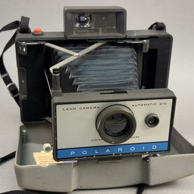 Polaroid Automatic 210 Land Camera & Ephemera