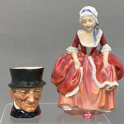 Royal Doulton Goody Two Shoes & Character Jug