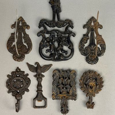 J.Z.H. 1955 Cast Iron Trivet & Hardware