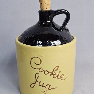 Monmouth Pottery Stoneware Cookie Jug Jar