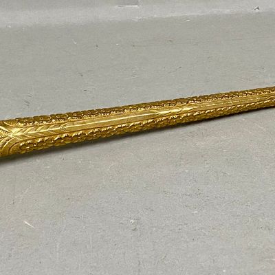 Hayward Gold-Filled Floral Repousse Parasol Handle