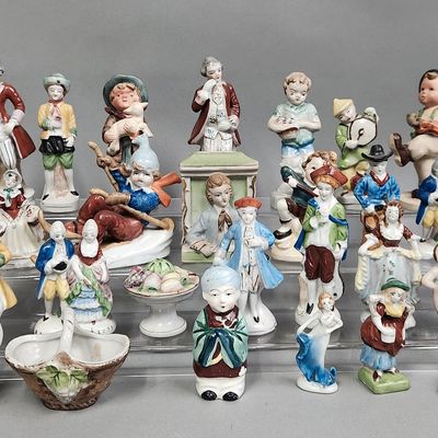 Assortment of Porcelain & Ceramic Figurines #1