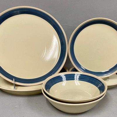 Mikasa Discovery Blue Thunder Stoneware Dinnerware